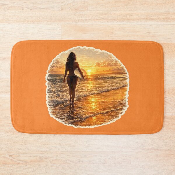 Item preview, Sunrise Surfer Girl designed and sold by gotucoveredart.