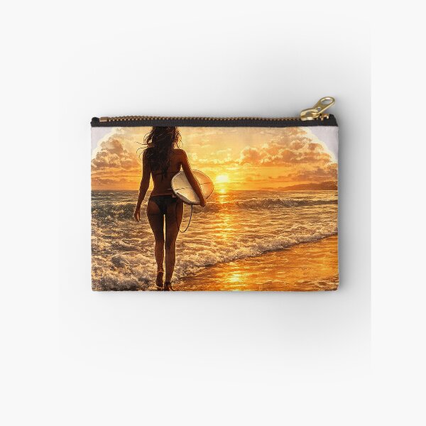 Item preview, Sunrise Surfer Girl designed and sold by gotucoveredart.