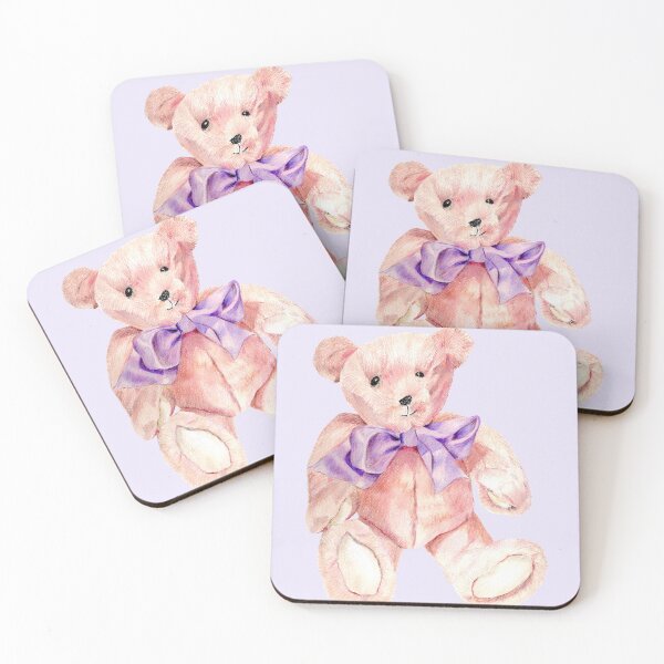 Item preview, Cute pink teddy bear designed and sold by Kathryn Green.