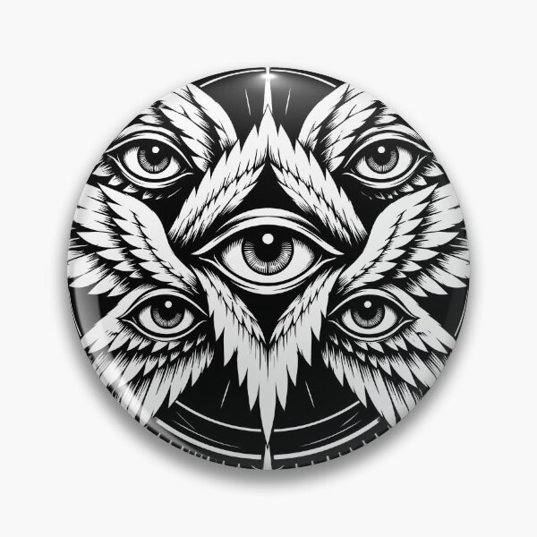 Item preview, Mystical Seraphim with Eyes and Wings Design Halloween designed and sold by rafaeltto.