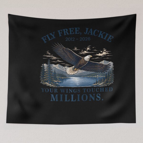 Item preview, Vintage Fly Free Jackie Big Bear Eagle Memorial Tribute 2026 designed and sold by Teansnack.