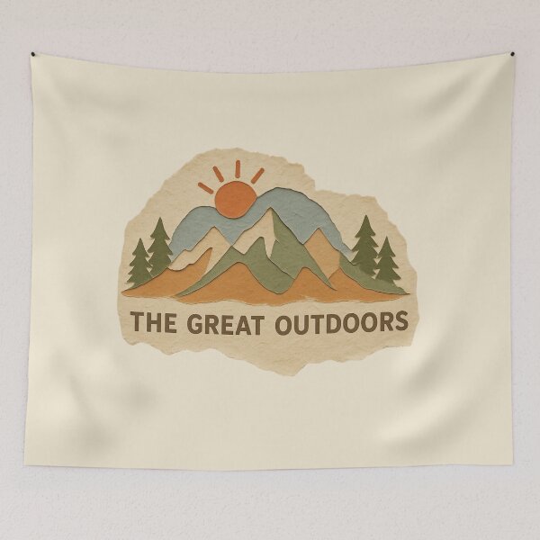 Item preview, Great Outdoors Mountain Landscape designed and sold by ITCHAWAWAA.