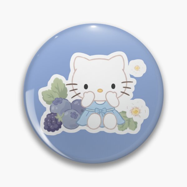 Item preview, Soft Pastel Hello Kitty Berries | Cute Cottagecore Aesthetic Design designed and sold by CyberCreatives.