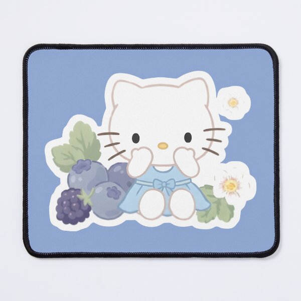 Item preview, Soft Pastel Hello Kitty Berries | Cute Cottagecore Aesthetic Design designed and sold by CyberCreatives.