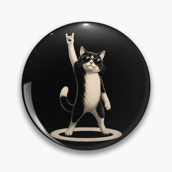 Item preview, Cool cat rocking out in sunglasses designed and sold by rafaeltto.