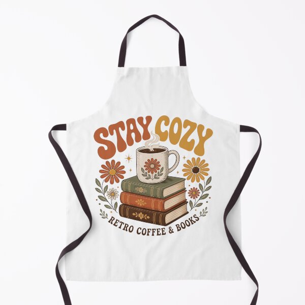 Item preview, Stay Cozy Retro Coffee Books Vintage Aesthetic designed and sold by Coffread.