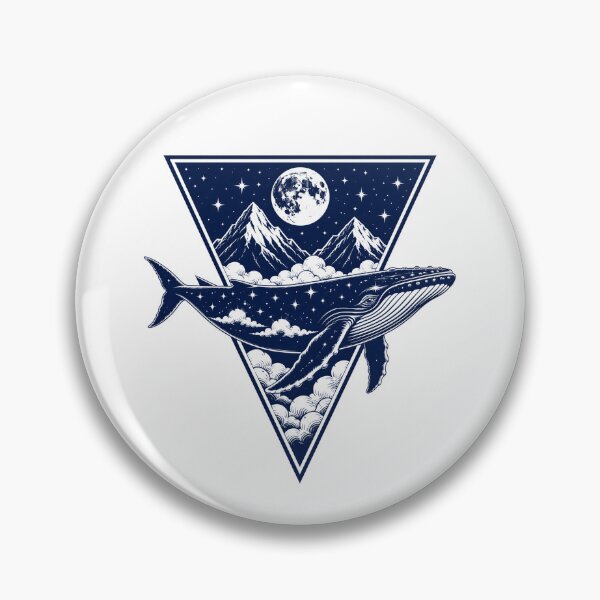 Item preview, Moby Dick: Cosmic Whale Under a Mountain Moon designed and sold by Fenay Designs.