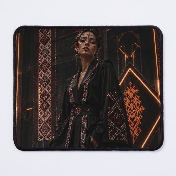 Item preview, Cyber Motanka: Ukrainian Tradition in Neon designed and sold by Vaelia.