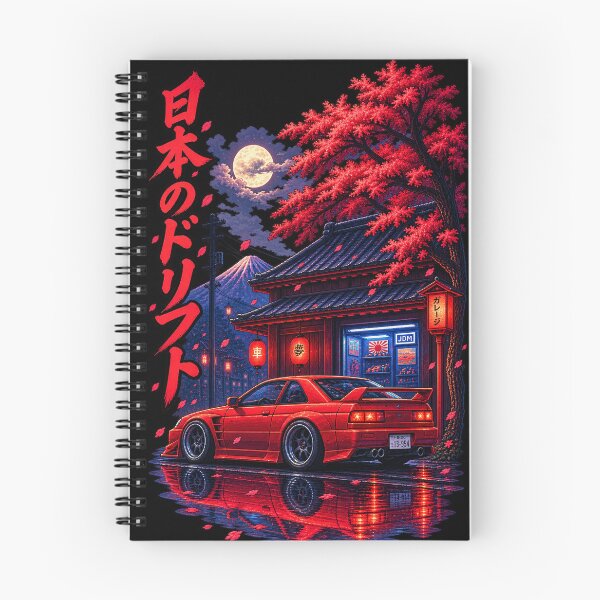 Item preview, Japanese Drift – Retro Pixel Car Culture designed and sold by BYVOK.