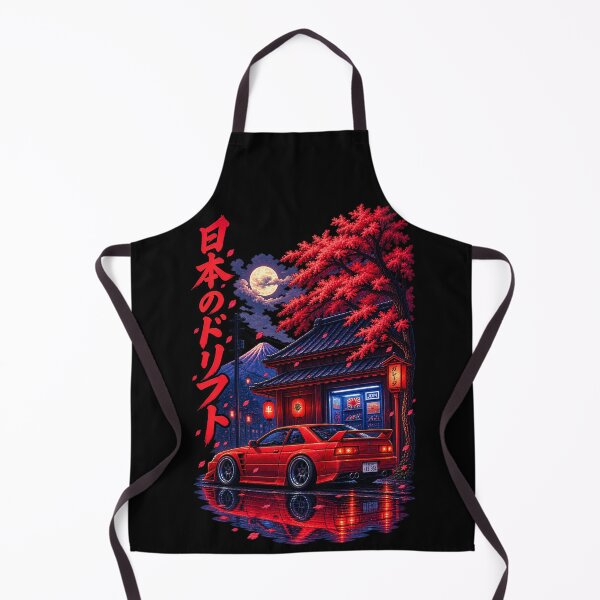 Artikelvorschau, Japanischer Drift – Retro-Pixel-Autokultur entworfen und verkauft von BYVOK.