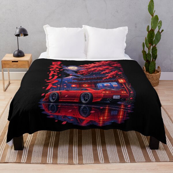 Item preview, Japanese Drift – Retro Pixel Car Culture designed and sold by BYVOK.