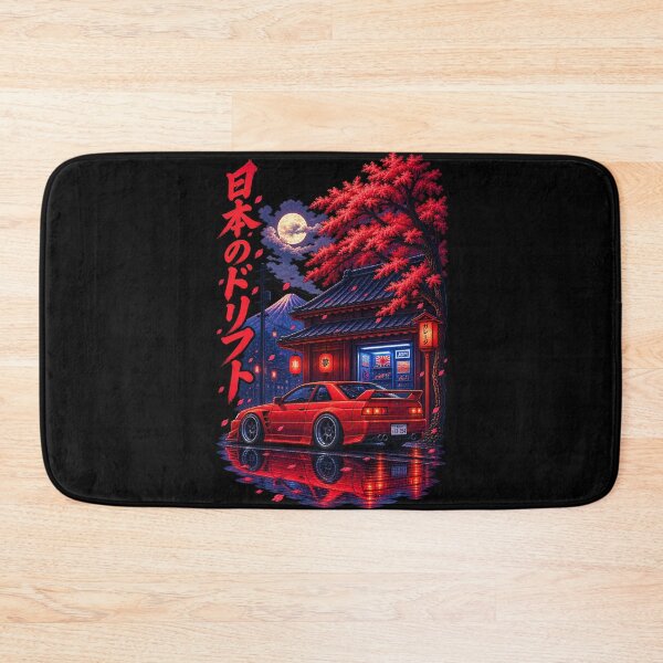 Item preview, Japanese Drift – Retro Pixel Car Culture designed and sold by BYVOK.