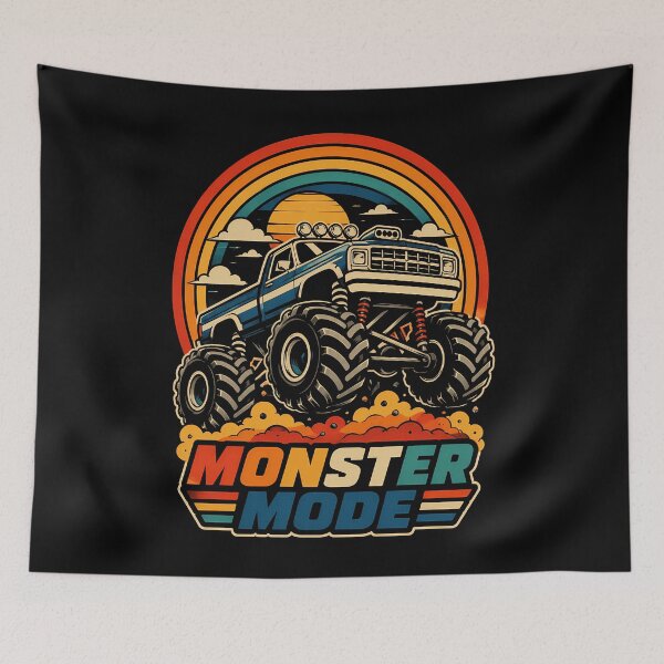 Item preview, Vintage Monster Truck Adventure Design designed and sold by rafaeltto.