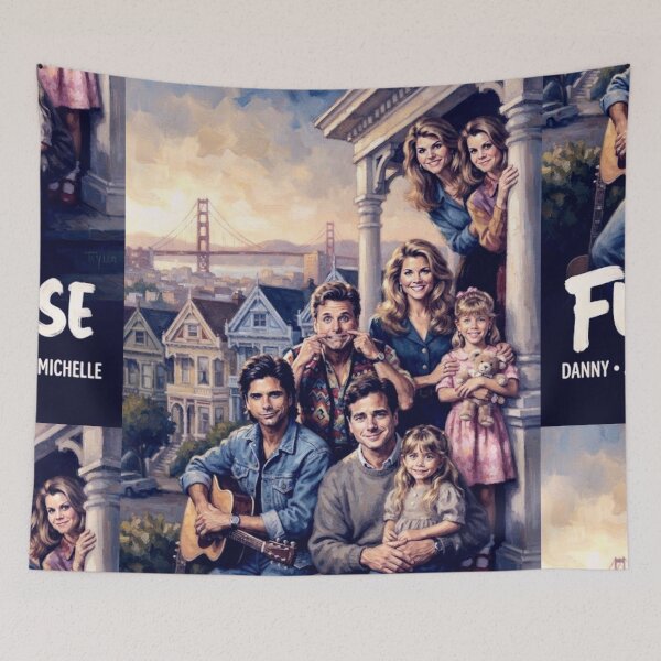 Item preview, Full House Family Comedy Fine Art Tribute designed and sold by Art's Diner.