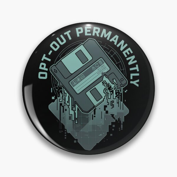 Item preview, Opt Out Permanently Data Privacy Glitch designed and sold by ViviArtix.