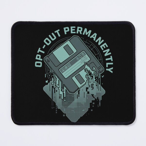 Item preview, Opt Out Permanently Data Privacy Glitch designed and sold by ViviArtix.
