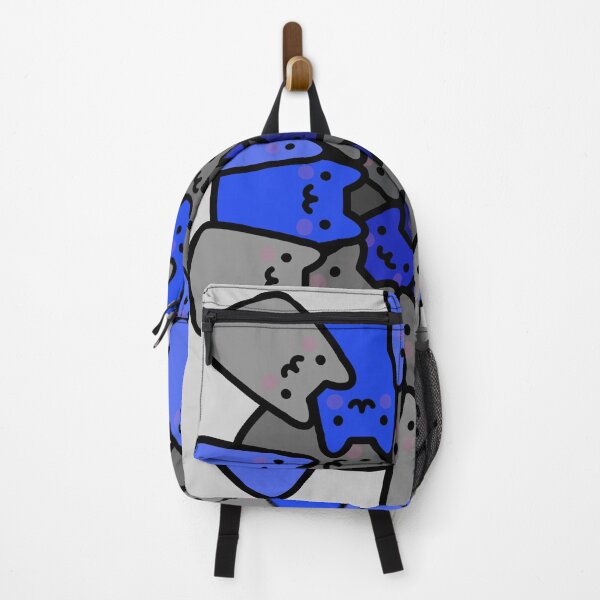 Item preview, Cute Blue Cat Pattern designed and sold by Imjustclicking.