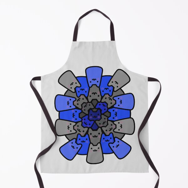 Item preview, Cute Blue Cat Pattern designed and sold by Imjustclicking.