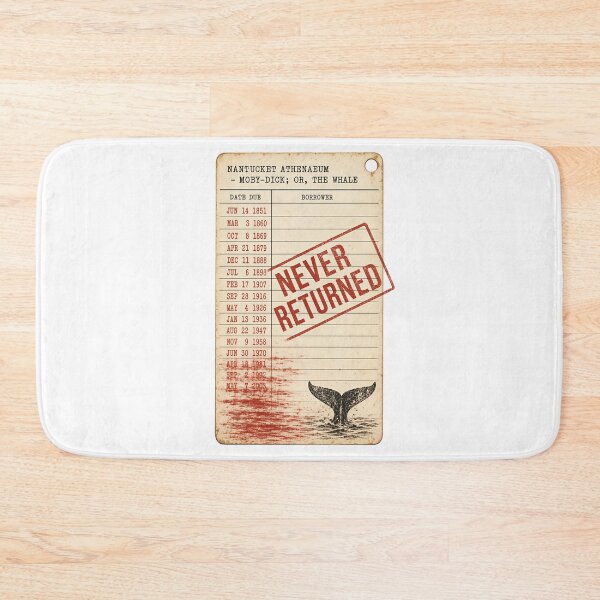 Item preview, Moby Dick: Never Returned Library Card designed and sold by Fenay Designs.
