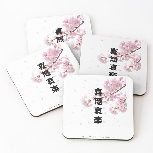 Item preview, Kidoairaku - Joy Anger Sorrow Pleasure | Sakura Cherry Blossom | Japanese Design designed and sold by JapanMemoir.