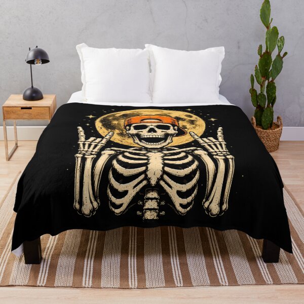 Item preview, Cool skeleton with moon and cap design halloween designed and sold by rafaeltto.