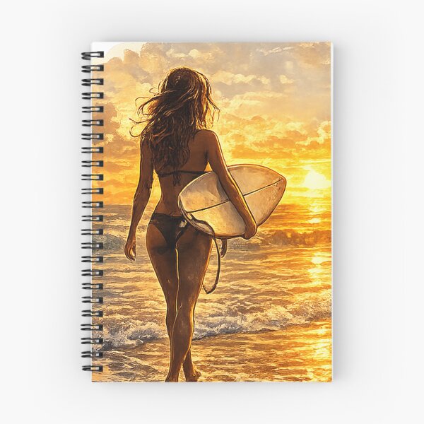 Item preview, Suset Surfer Girl designed and sold by gotucoveredart.