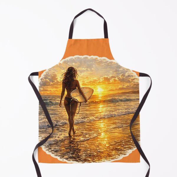 Item preview, Suset Surfer Girl designed and sold by gotucoveredart.