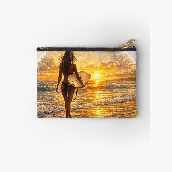 Item preview, Suset Surfer Girl designed and sold by gotucoveredart.