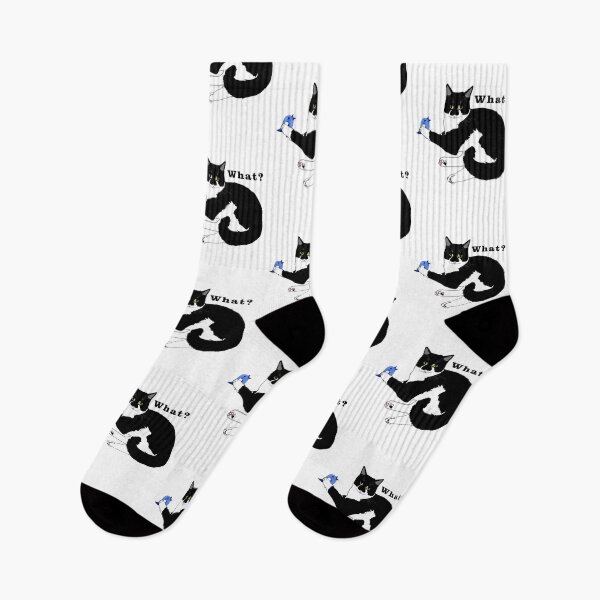 Item preview, Curious Cat Holding Bird What Funny Design designed and sold by OlyvieArt.