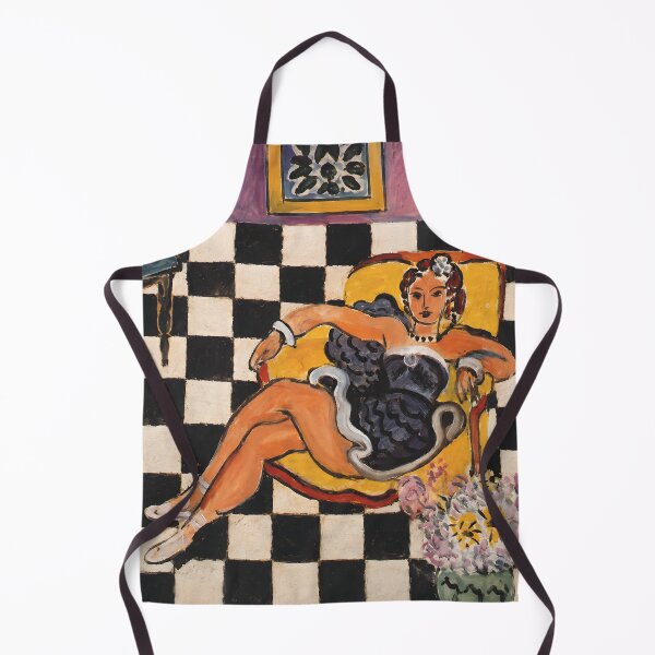 Item preview, Dancer in Armchair (Checkerboard Pattern) by Henri Matisse designed and sold by Erlin Rudho.