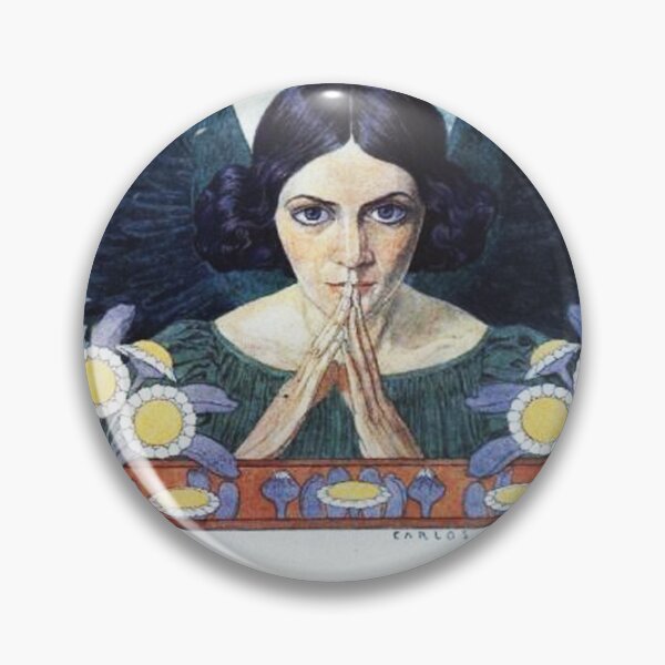 Item preview, Carlos Schwabe - Ange d esperance  designed and sold by Vintage Designs +.