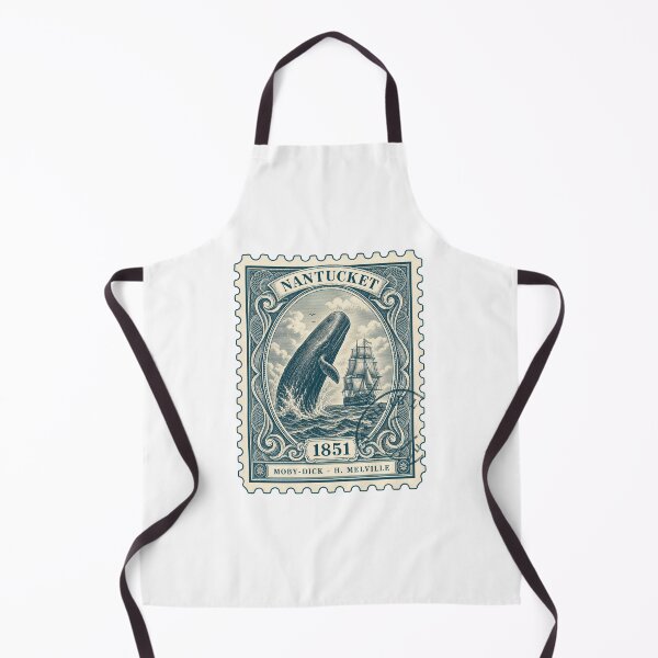 Item preview, Moby Dick: Nantucket 1851 Postage Stamp designed and sold by Fenay Designs.