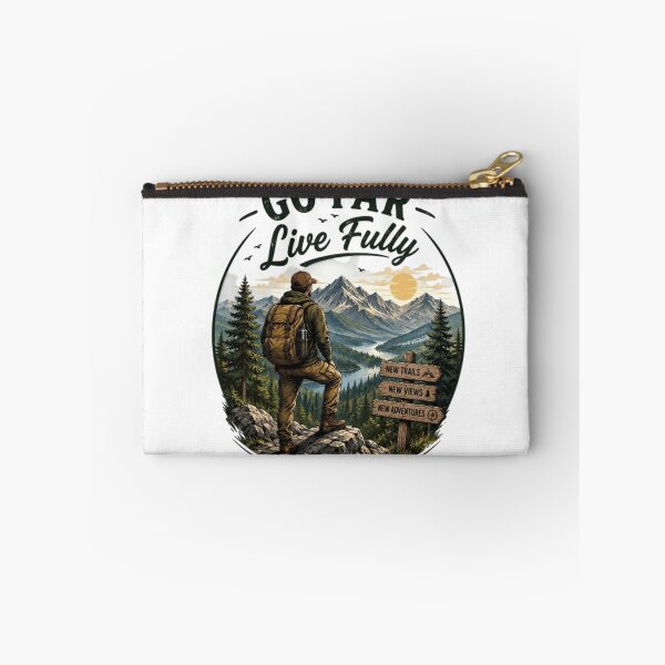 Item preview, Go Far Live Fully Hiking Adventure designed and sold by Salma.Store.