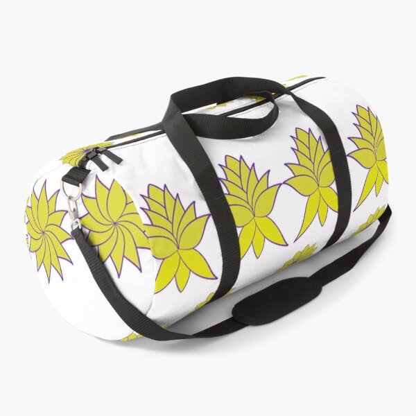 Item preview, Yellow and Purple Floral Decorative Border Pattern Set with Ornamental Flower Motifs designed and sold by Ei-Ei.