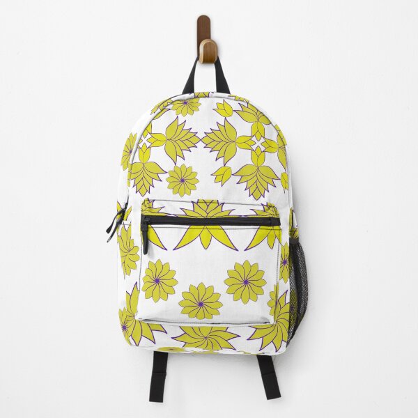 Item preview, Yellow and Purple Floral Decorative Border Pattern Set with Ornamental Flower Motifs designed and sold by Ei-Ei.