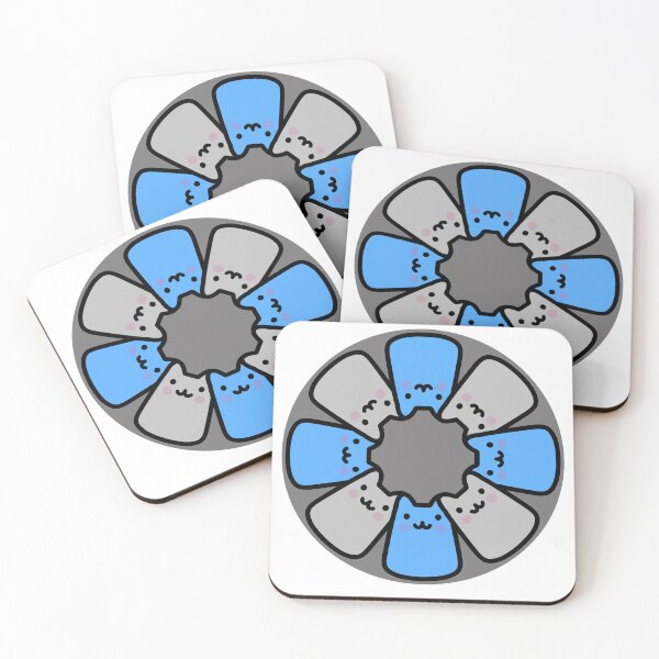 Item preview, Cute Blue Cat in Circle designed and sold by Imjustclicking.