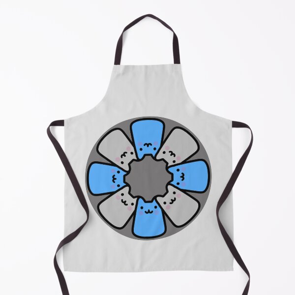 Item preview, Cute Blue Cat in Circle designed and sold by Imjustclicking.