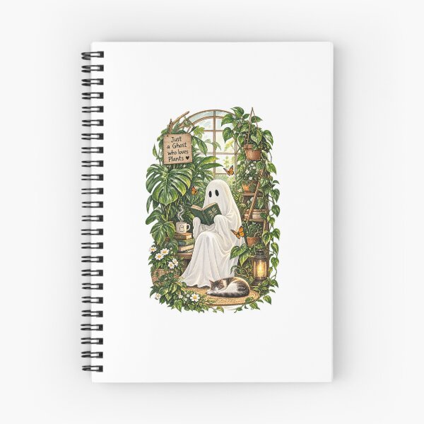 Item preview, Ghost Plant Lover in a Cozy Greenhouse designed and sold by Shifa19.