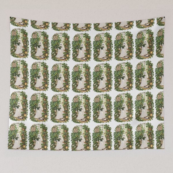 Item preview, Ghost Plant Lover in a Cozy Greenhouse designed and sold by Shifa19.