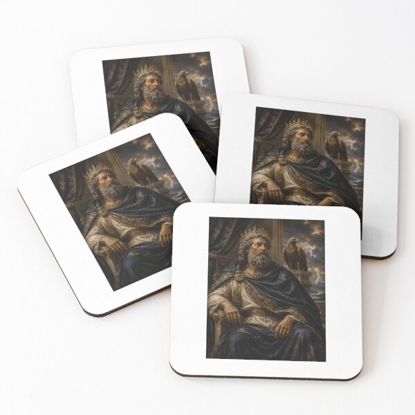 Item preview, Zeus — King of the Gods | Greek Mythology Regal Portrait designed and sold by Pop, Culture and Stuff.