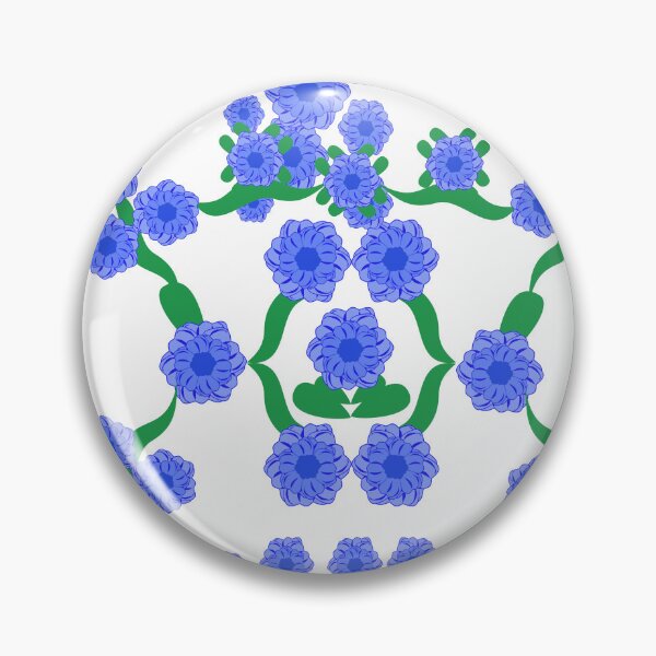 Item preview, Blue Floral Frame and Wreath Decorative Elements with Green Leaves designed and sold by Ei-Ei.