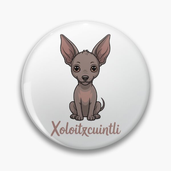 Item preview, Cute Chibi Xoloitzcuintli Mexican Hairless Dog designed and sold by k3rstman1.
