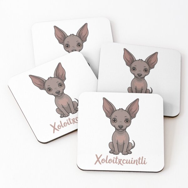 Item preview, Cute Chibi Xoloitzcuintli Mexican Hairless Dog designed and sold by k3rstman1.