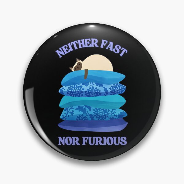 Item preview, Cute Sleeping Cat on Pillows - Neither Fast Nor Furious designed and sold by OlyvieArt.