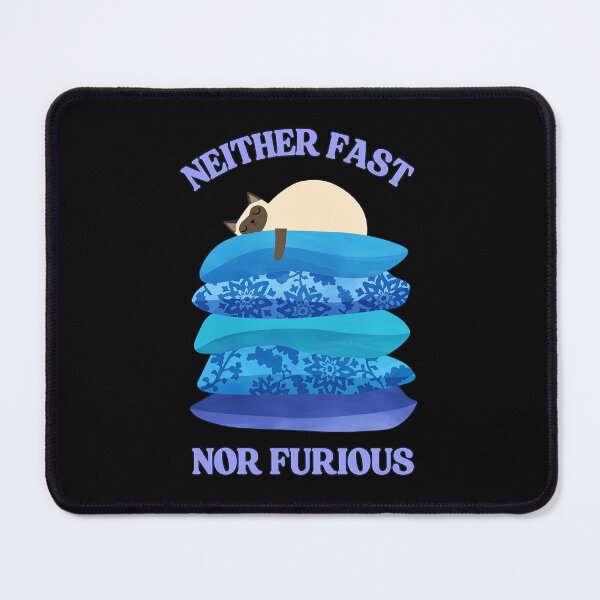 Item preview, Cute Sleeping Cat on Pillows - Neither Fast Nor Furious designed and sold by OlyvieArt.