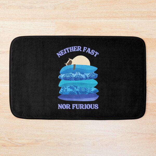 Item preview, Cute Sleeping Cat on Pillows - Neither Fast Nor Furious designed and sold by OlyvieArt.
