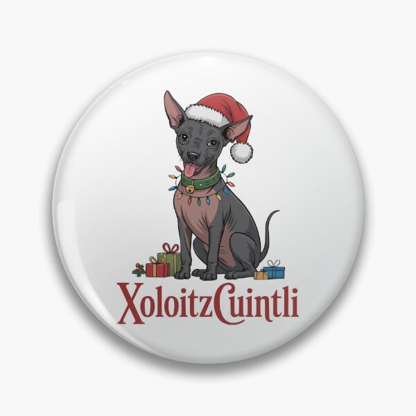 Item preview, Cute Xoloitzcuintli Christmas Dog Santa Hat designed and sold by k3rstman1.