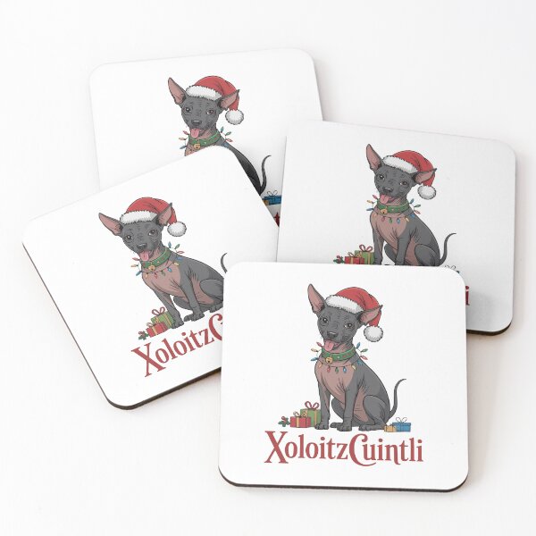 Item preview, Cute Xoloitzcuintli Christmas Dog Santa Hat designed and sold by k3rstman1.