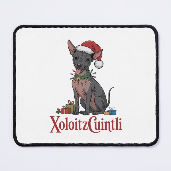 Item preview, Cute Xoloitzcuintli Christmas Dog Santa Hat designed and sold by k3rstman1.