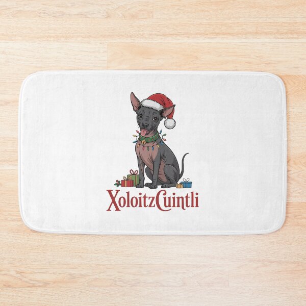 Item preview, Cute Xoloitzcuintli Christmas Dog Santa Hat designed and sold by k3rstman1.